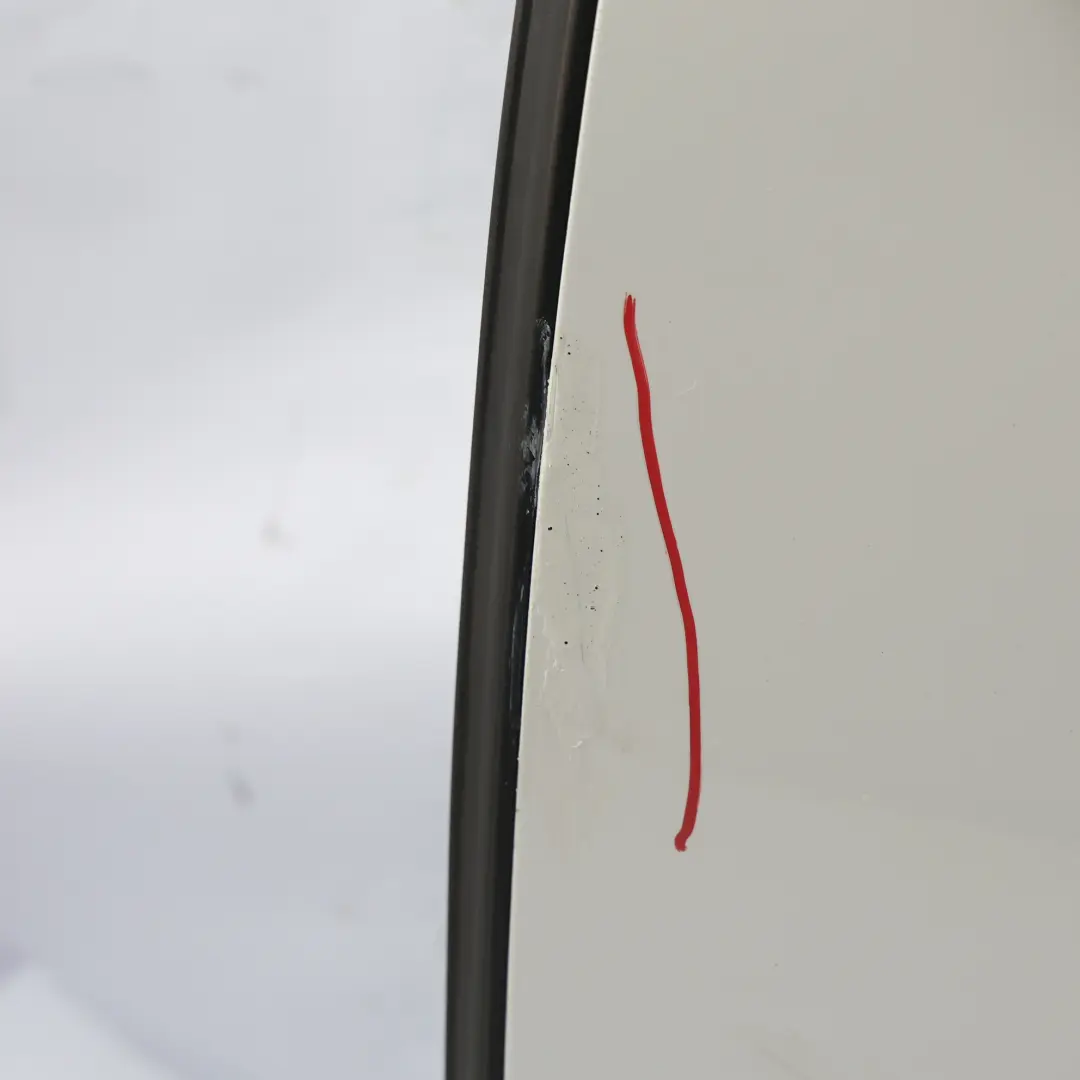 Volkswagen Sharan MK2 Rear Sliding Door Left N/S Candy White - B9A - SKU 7N0843107AL-CAN - Part number 7N0843107AL