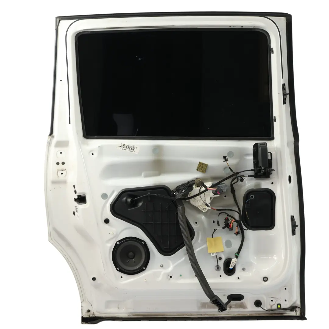 VW Sharan MK2 Seat Alhambra Mk2 Rear Sliding Door Left N/S Candy White - B9A - SKU 7N0843107AL-CAN - Part number 7N0843107AL