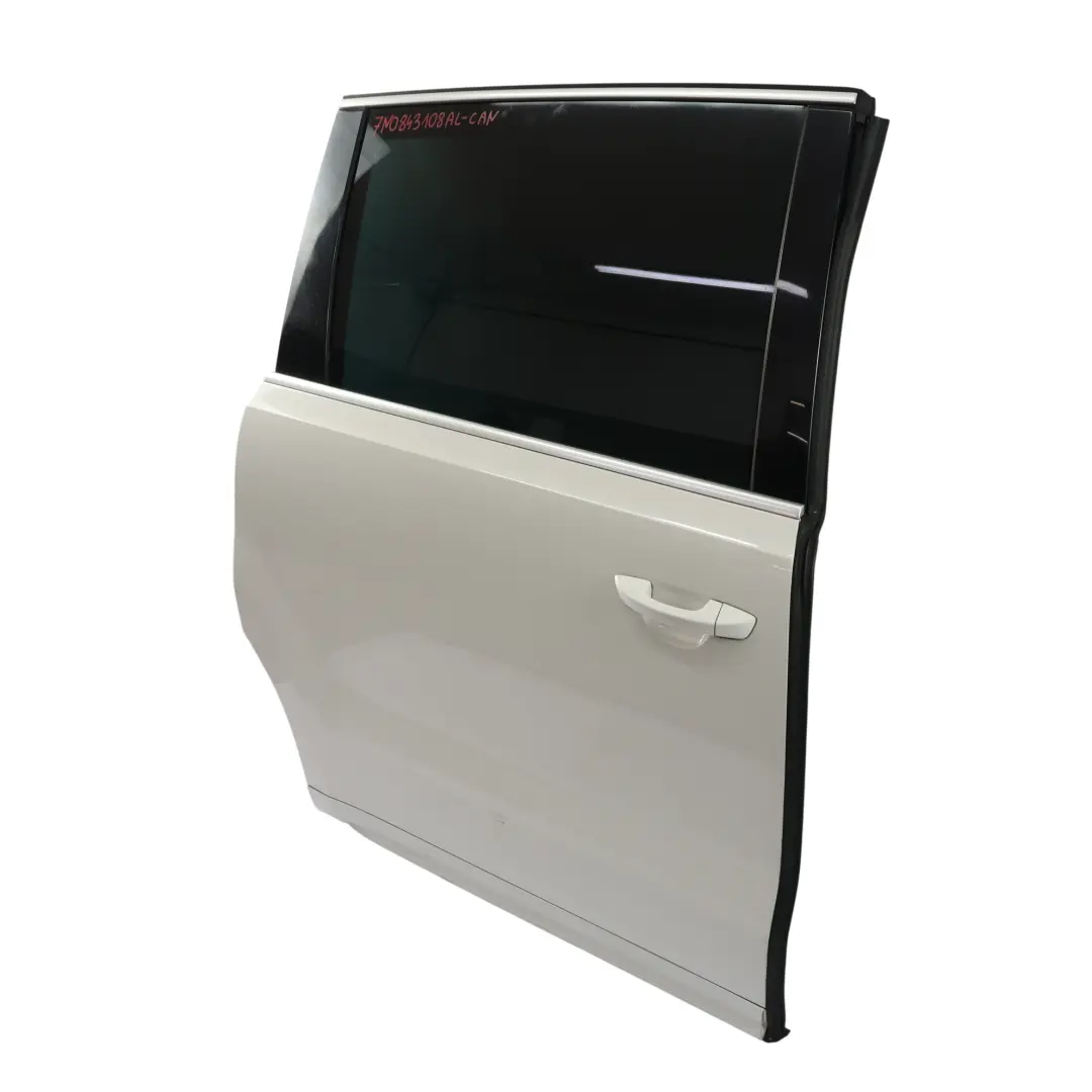 Volkswagen Sharan MK2 Drzwi Przesuwne Tylne Prawe Białe - SKU 7N0843108AL-CAN - Numer Części 7N0843108AL
