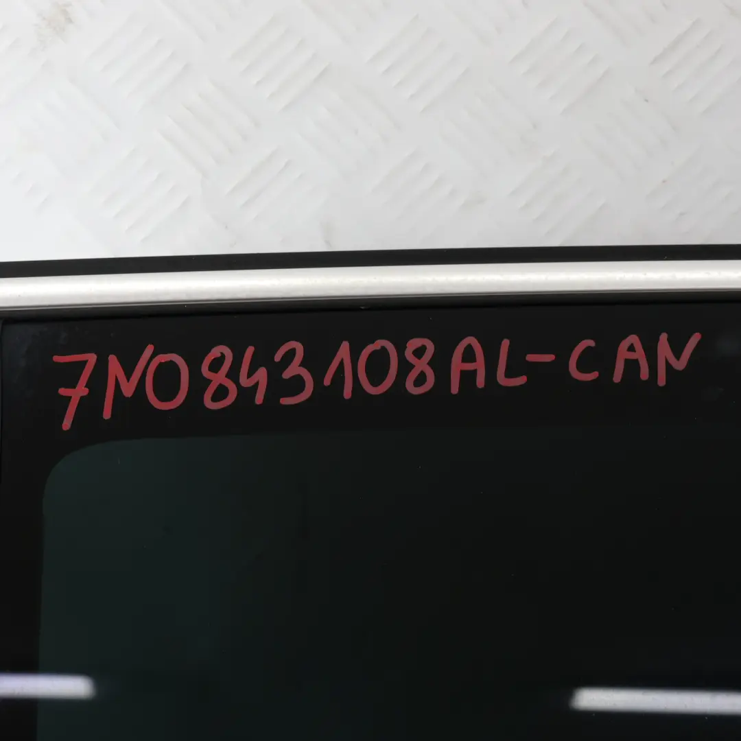 Volkswagen Sharan MK2 Rear Sliding Door Right O/S Candy White - B9A - SKU 7N0843108AL-CAN - Part number 7N0843108AL