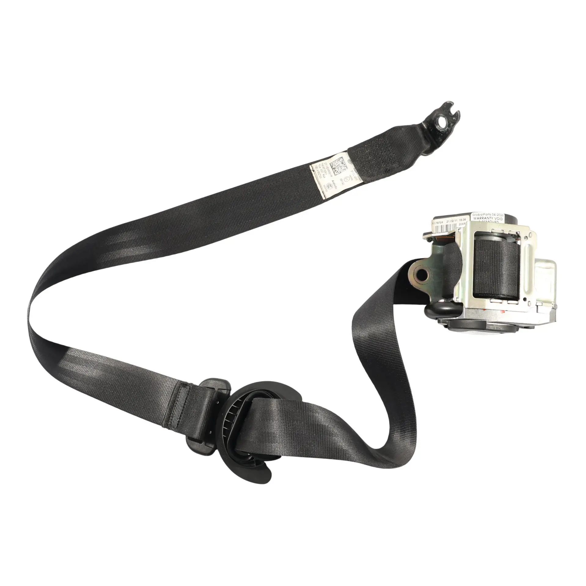 Volkswagen Sharan 7N Gurtstraffer Sicherheitsgurt Hinten Links 7N0857805A