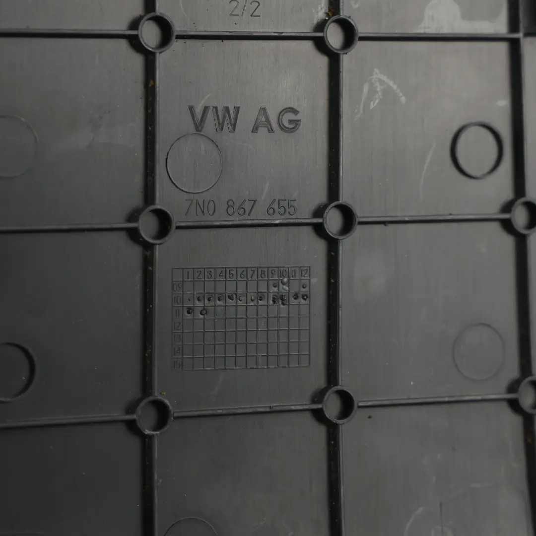 Volkswagen Sharan 7N Tapa Inspección Maletero Izquierda - SKU 7N0867655 - Número de pieza 7N0867655