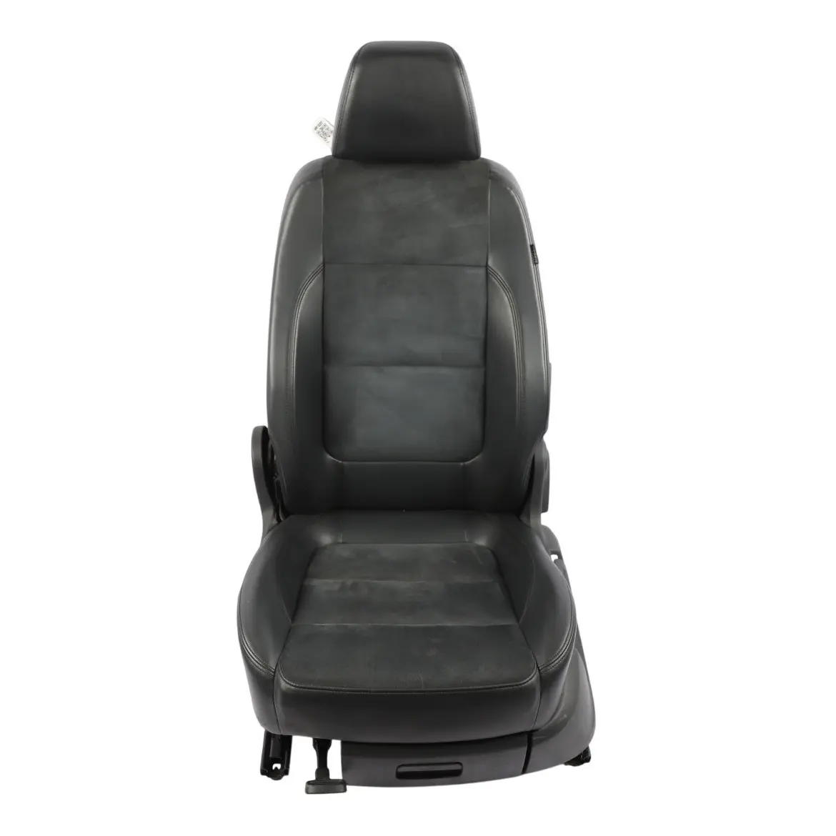 VW Sharan 7N Front Seat Left N/S Heated Interior Cloth Fabric Alcantara Black