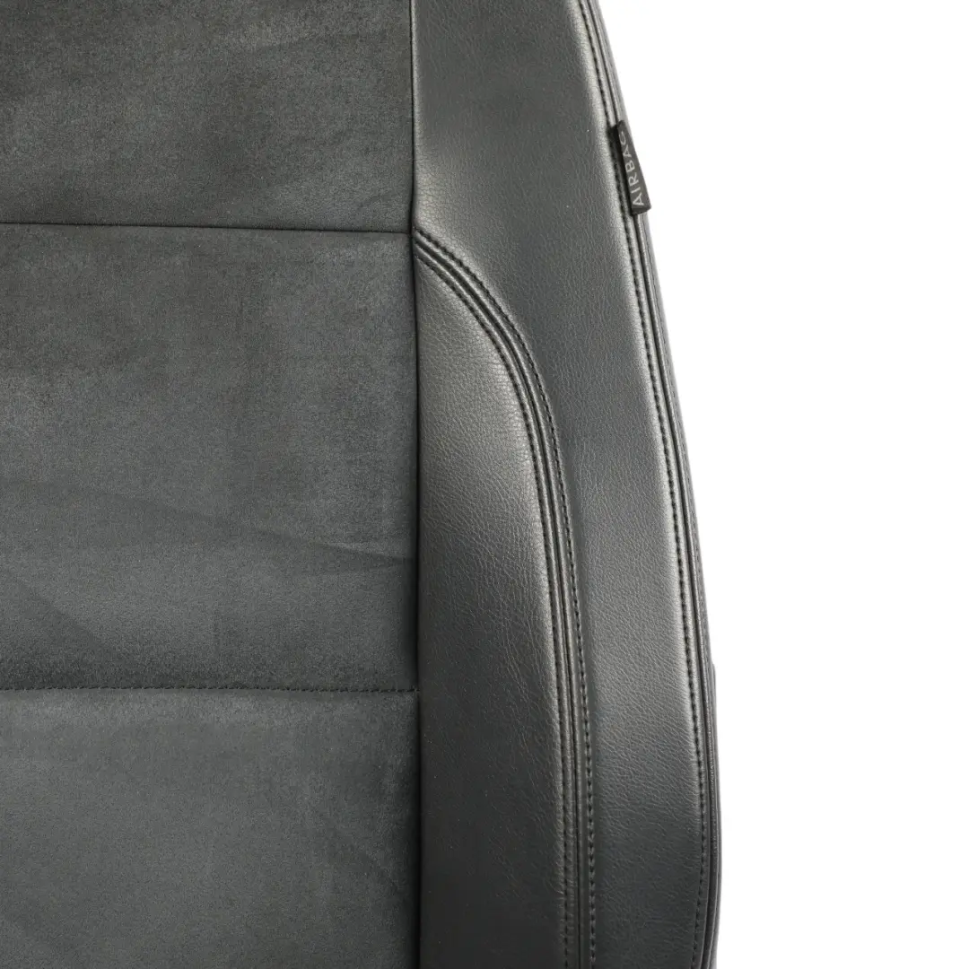 VW Sharan 7N Front Seat Left N/S Heated Interior Cloth Fabric Alcantara Black - SKU 7N0881805S-1 - Part number 7N0881805S