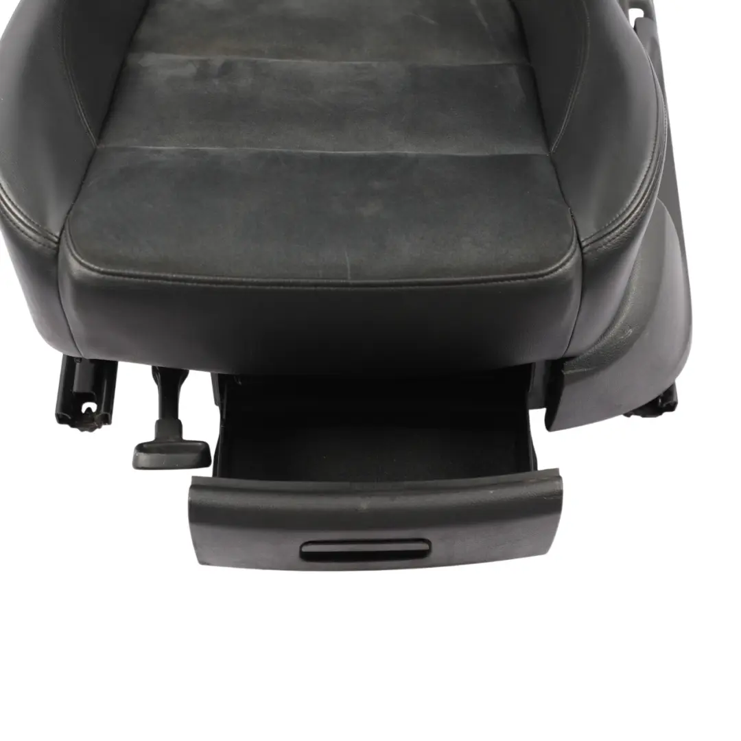 VW Sharan 7N Front Seat Left N/S Heated Interior Cloth Fabric Alcantara Black - SKU 7N0881805S-1 - Part number 7N0881805S