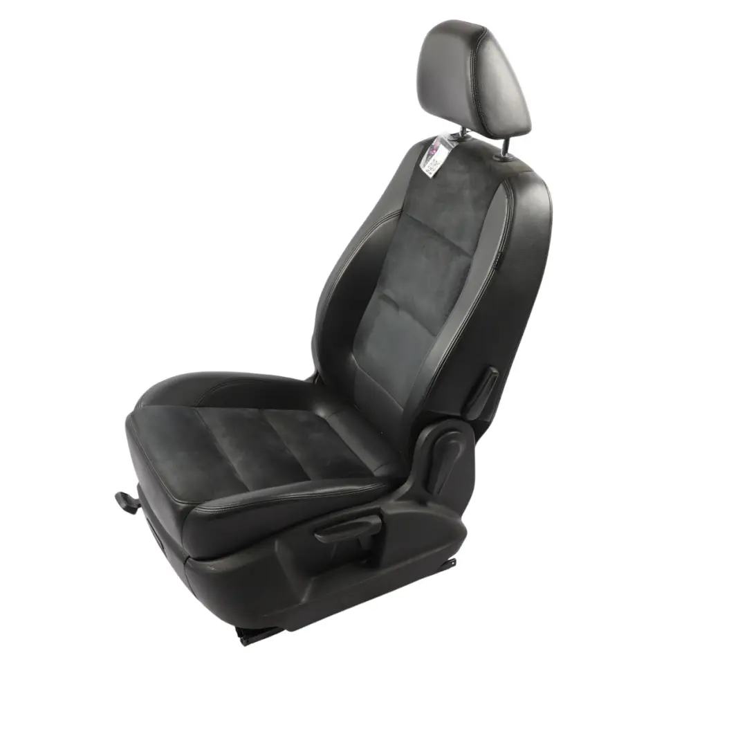 VW Sharan 7N Front Seat Left N/S Heated Interior Cloth Fabric Alcantara Black - SKU 7N0881805S-1 - Part number 7N0881805S