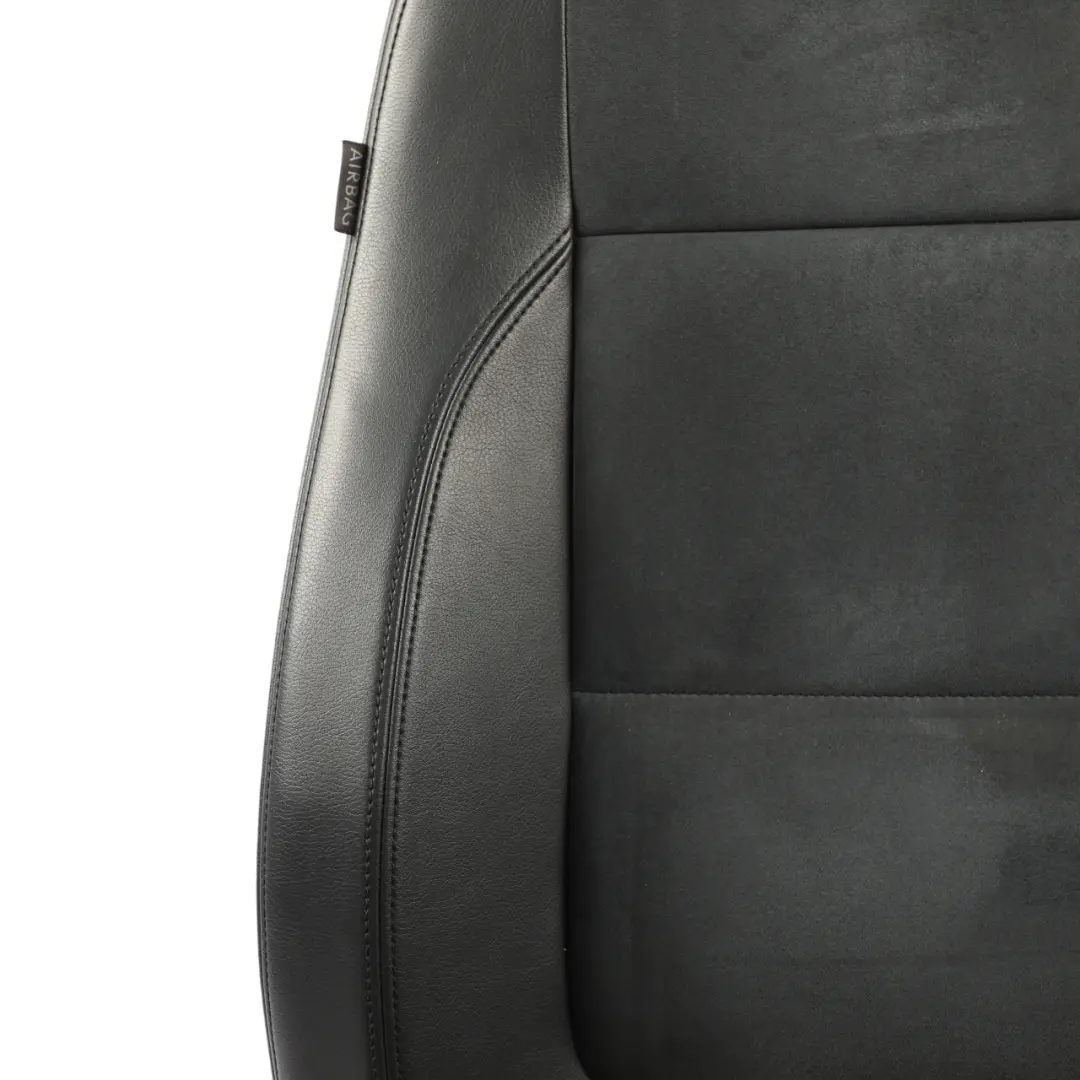 VW Sharan 7N Front Seat Right O/S Heated Interior Cloth Fabric Alcantara Black - SKU 7N0881805S-2 - Part number 7N0881805S