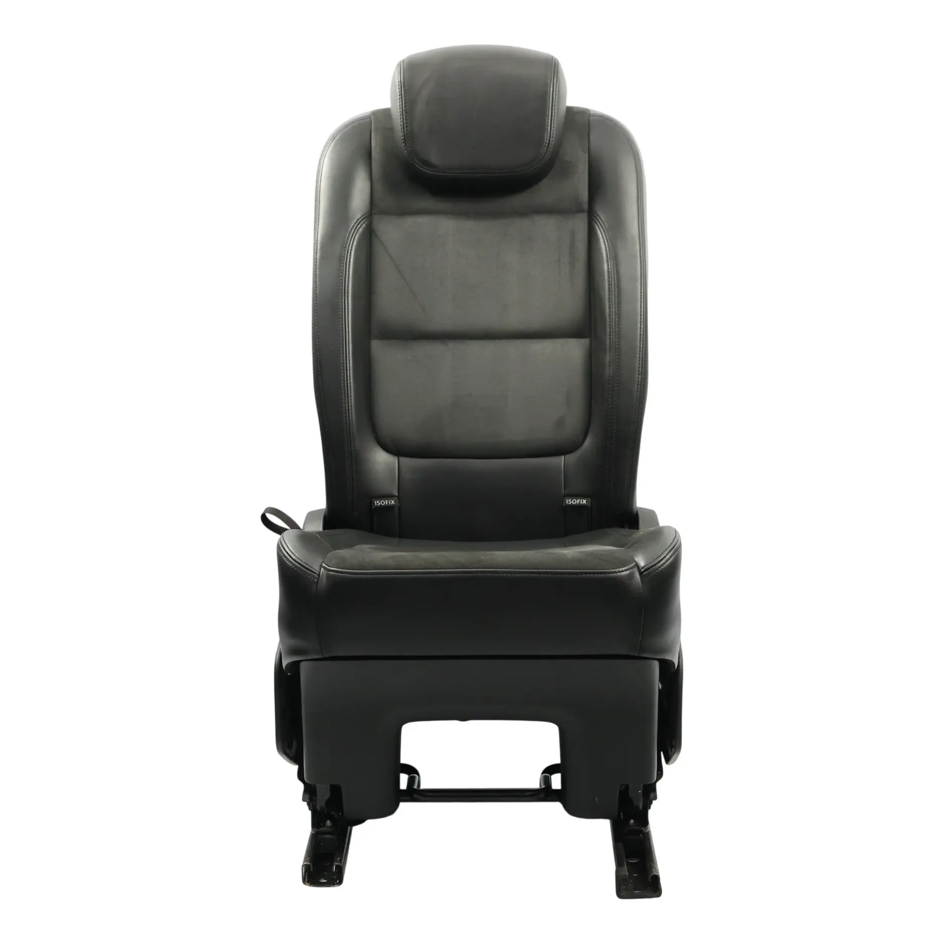 Volkswagen Sharan 7N Asiento Central Cuero Alcantara Negro 7N0883805DP