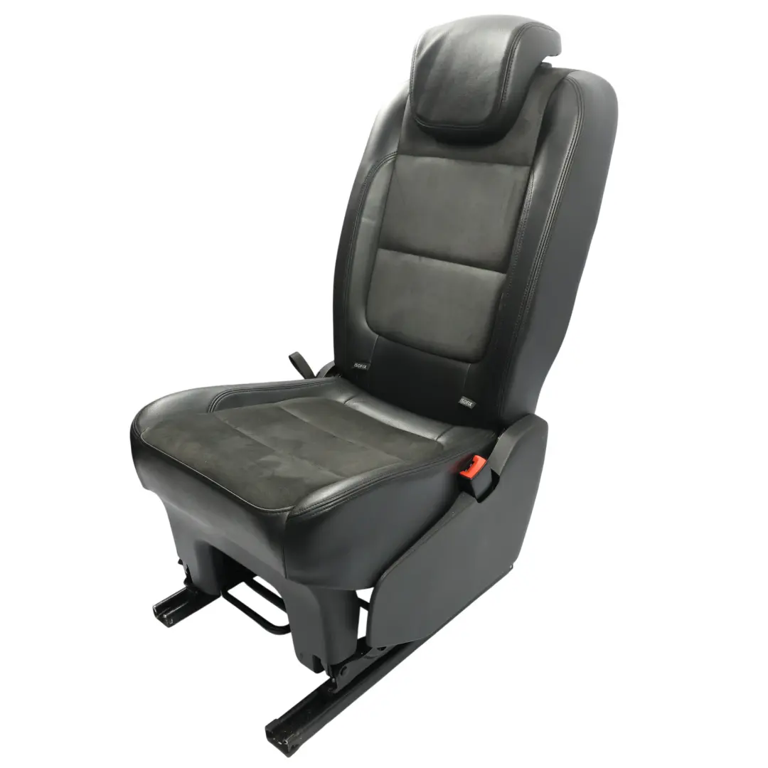Volkswagen Sharan 7N 2. Reihe Sitz Mitte Leder Alcantara Schwarz - SKU 7N0883805DP-1 - Teilenummer 7N0883805DP