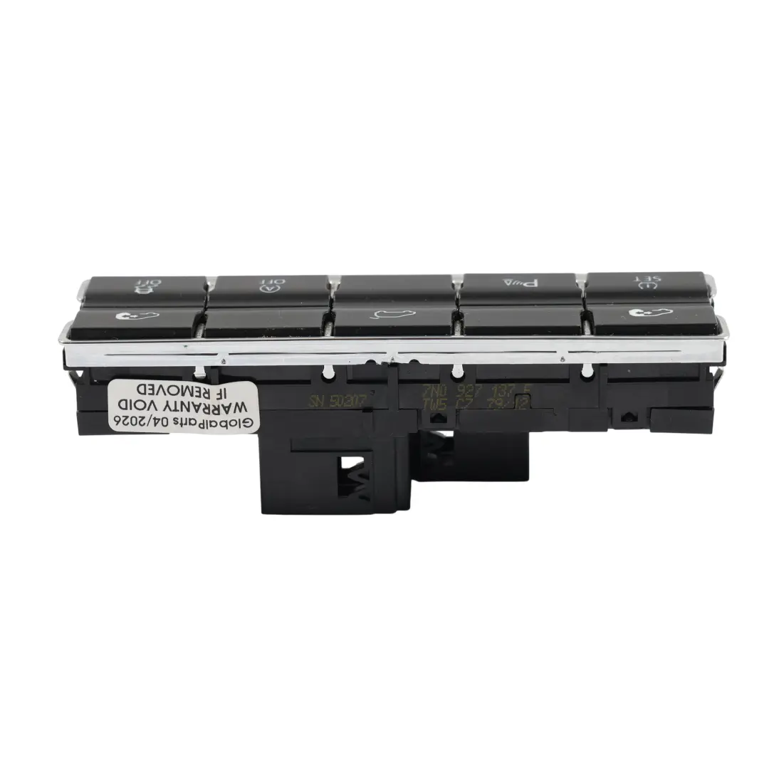 7N Centre Console Parking Switch Control Panel to VW Volkswagen Sharan with Part number 7N0927137E VW Volkswagen Sharan 7N Centre Console Parking Switch Control Panel - SKU 7N0927137E - Part number 7N0927137E