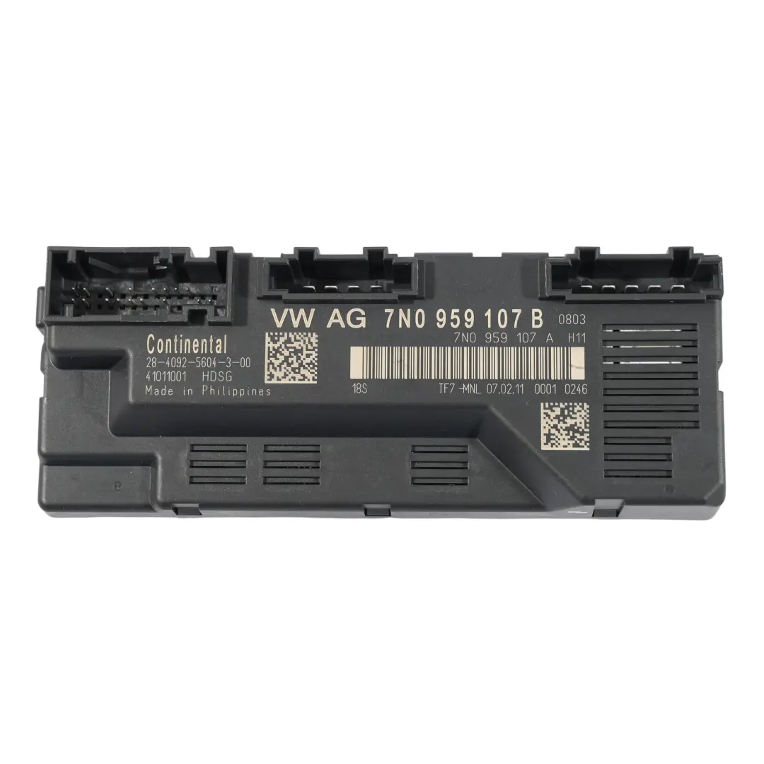 7N Módulo Control Portón Trasero para Volkswagen Sharan con número de pieza 7N0959107B Volkswagen Sharan 7N Módulo Control Portón Trasero - SKU 7N0959107B - Número de pieza 7N0959107B
