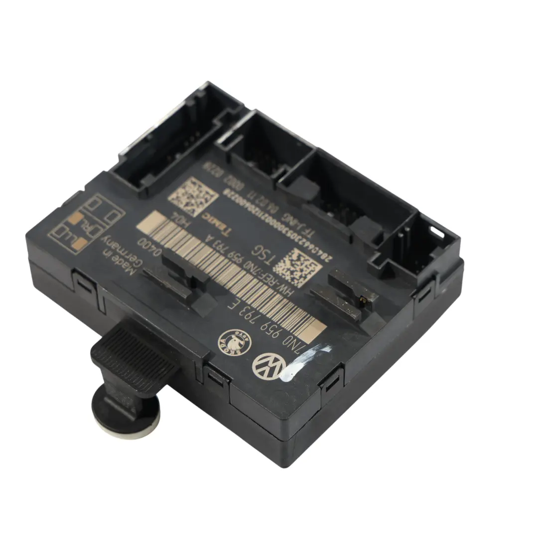 VW Volkswagen Sharan 7N Driver's Side Door ECU Module Control Unit - SKU 7N0959793E - Part number 7N0959793E