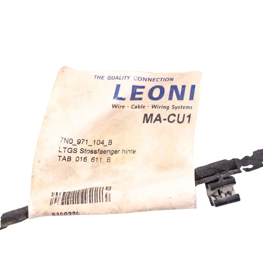 7N Rear Bumper PDC Parking Sensor Wiring Loom Cable to Volkswagen Sharan with Part number 7N0971104B Volkswagen Sharan 7N Rear Bumper PDC Parking Sensor Wiring Loom Cable - SKU 7N0971104B - Part number 7N0971104B