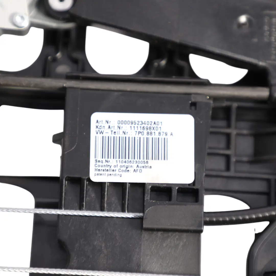 Porsche Cayenne 92A Vordersitz Steuergerät Lordosenstütze - SKU 7P0881879A - Teilenummer 7P0881879A