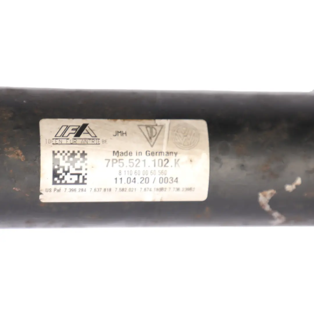 Porsche Cayenne 9PA Front Propshaft Prop Shaft Automatic 4.8 V8 - SKU 7P5521102K - Part number 7P5521102K