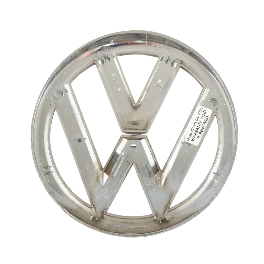 Volkswagen Sharan 7N Emblema Parrilla Delantero Cromo - SKU 7P6853601A-1 - Número de pieza 7P6853601A