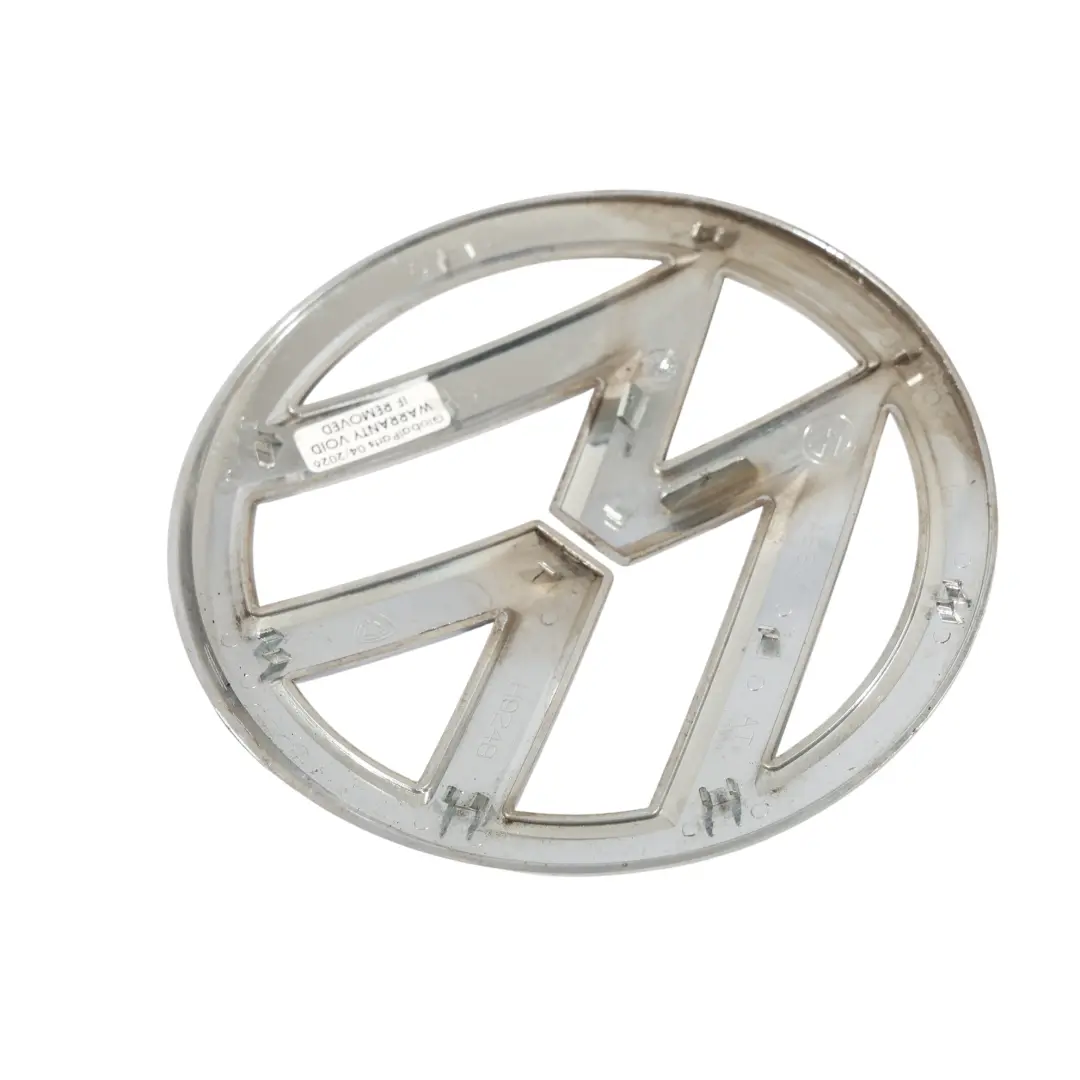 Volkswagen Sharan 7N Griglia Paraurti Anteriore Badge Emblema Cromato - SKU 7P6853601A-1 - Numero di parte 7P6853601A