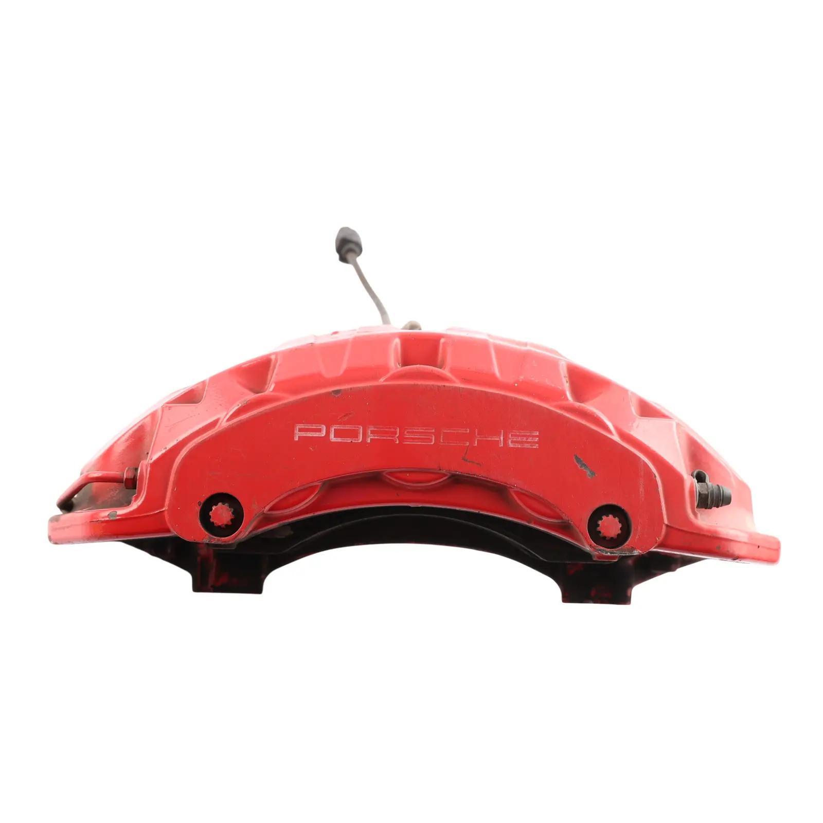 Porsche Cayenne Turbo 92A Front Brake Caliper Housing Red Left N/S 7PP615149E