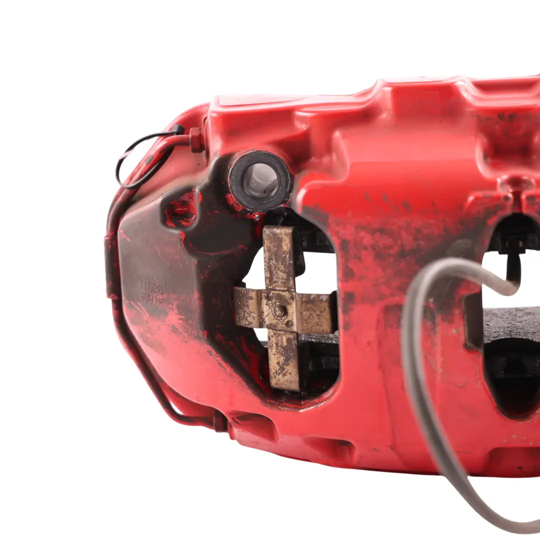 Porsche Cayenne Turbo 92A Front Brake Caliper Housing Red Left N/S - SKU 7PP615149E - Part number 7PP615149E