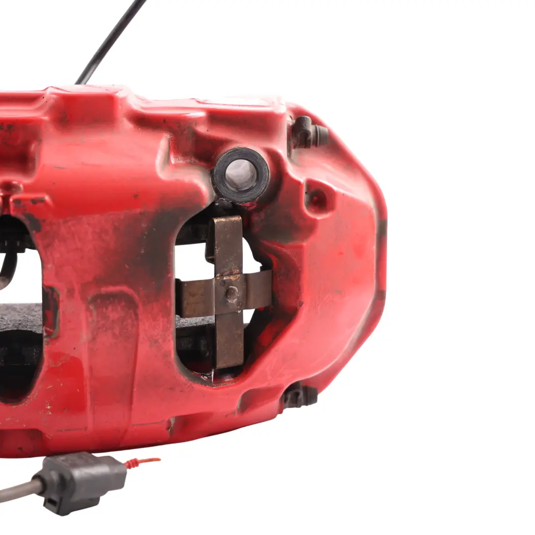 Porsche Cayenne Turbo 92A Front Brake Caliper Housing Red Left N/S - SKU 7PP615149E - Part number 7PP615149E