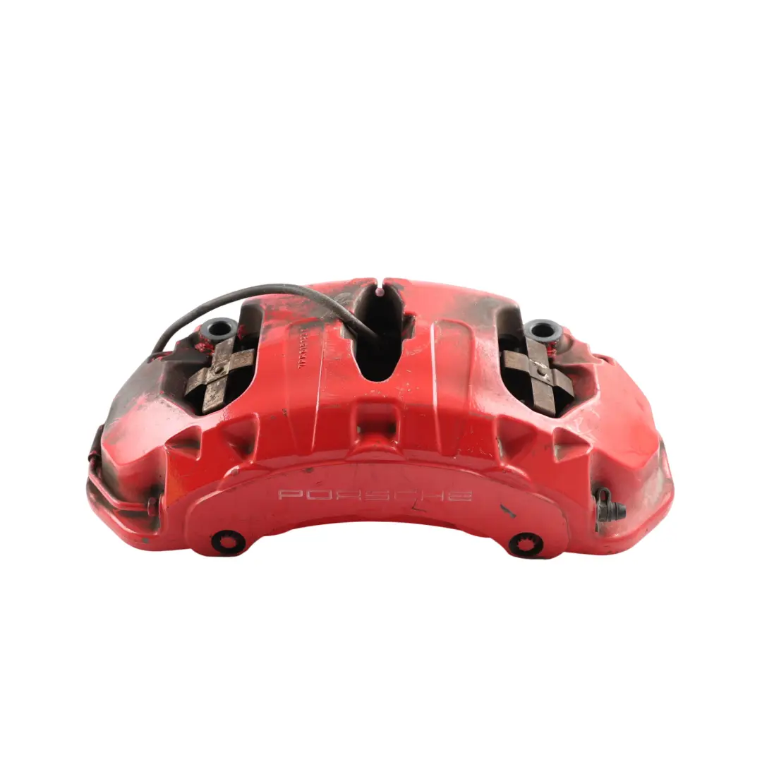 Porsche Cayenne Turbo 92A Front Brake Caliper Housing Red Left N/S - SKU 7PP615149E - Part number 7PP615149E