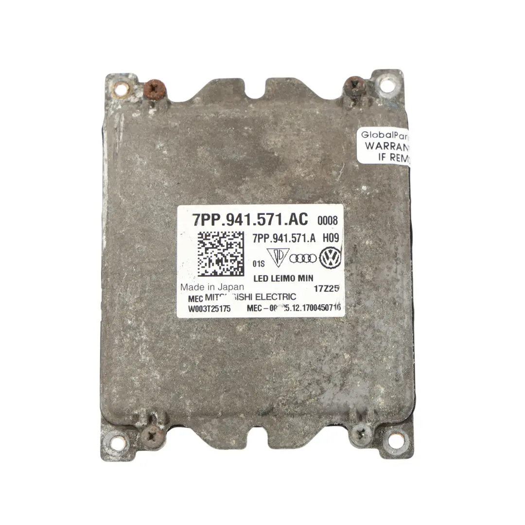 Volkswagen Passat B8 Centralina Modulo Controllo Ballast Faro LED - SKU 7PP941571AC - Numero di parte 7PP941571AC