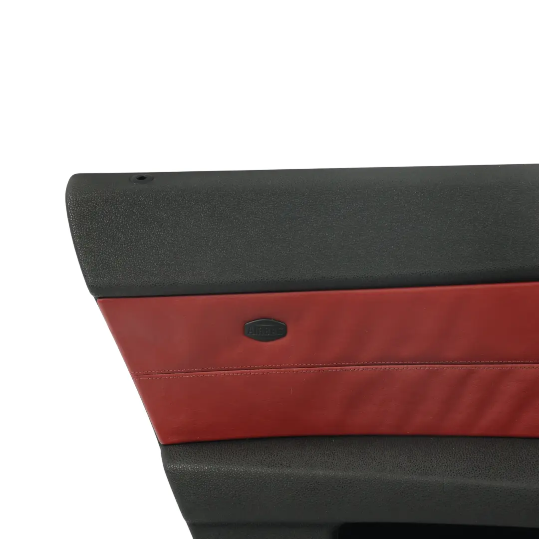 BMW Z4 E85 E86 Panneau Garniture Porte Cuir Rouge Imola Gauche - SKU 8035479 - Numéro de pièce 8035479
