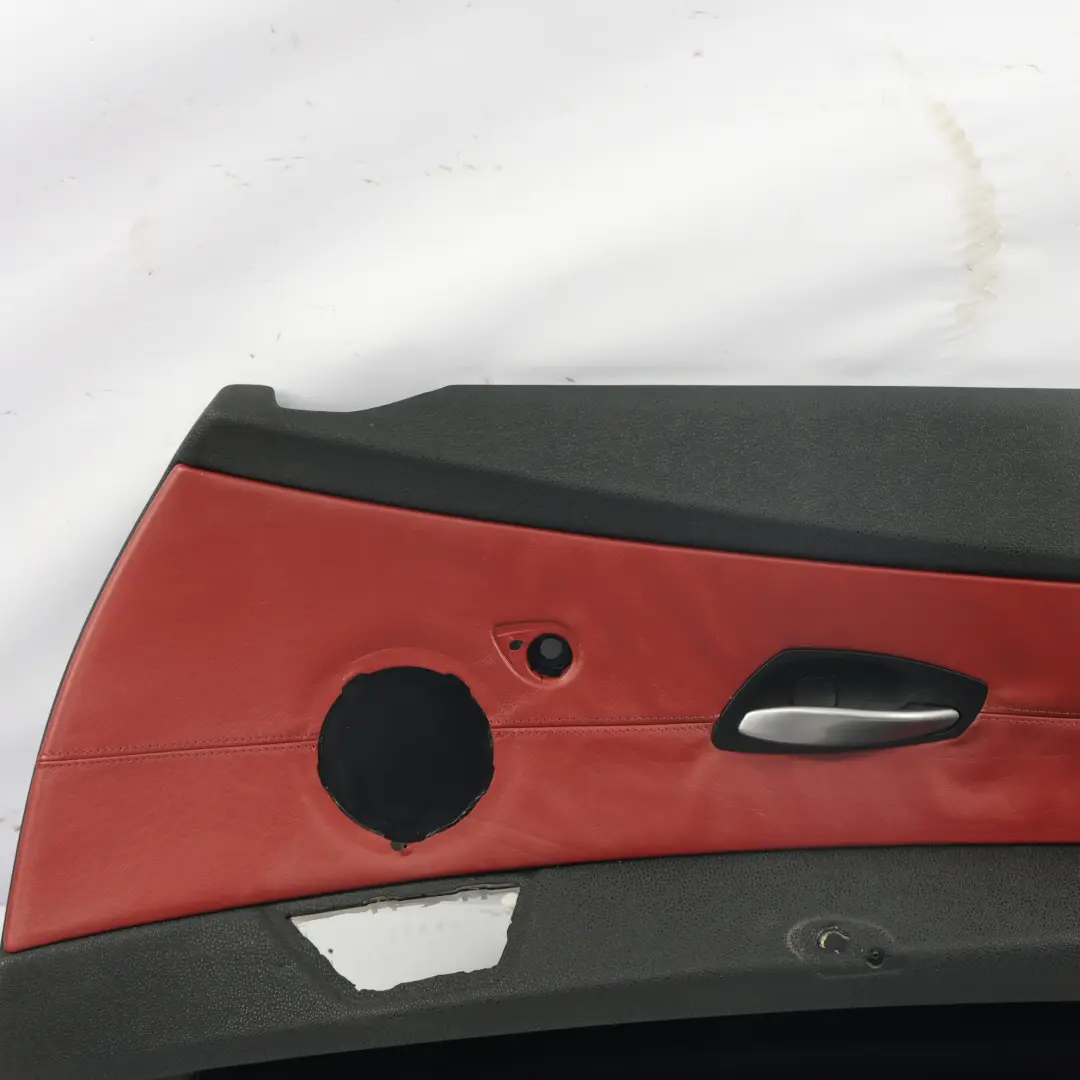BMW Z4 E85 E86 Boczek Drzwi Skóra Czerwona Imola Red Prawa - SKU 8035480 - Numer Części 8035480