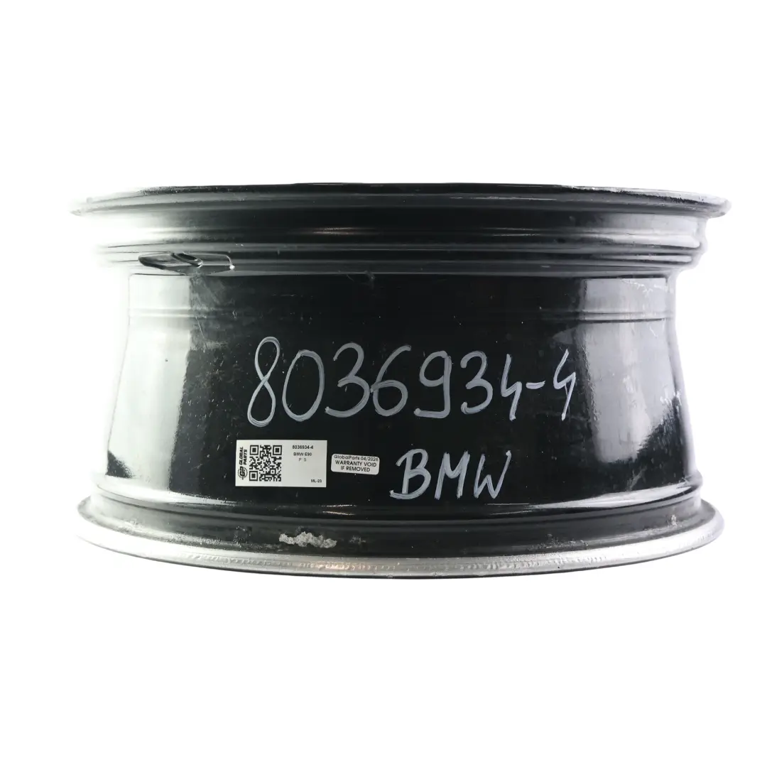 Rim Alloy Black 18" 8,5J ET:37 M Spider Spoke 193 to BMW E90 E91 E92 Rear Wheel with Part number 8036934 BMW E90 E91 E92 Rear Wheel Rim Alloy Black 18" 8,5J ET:37 M Spider Spoke 193 - SKU 8036934-4 - Part number 8036934