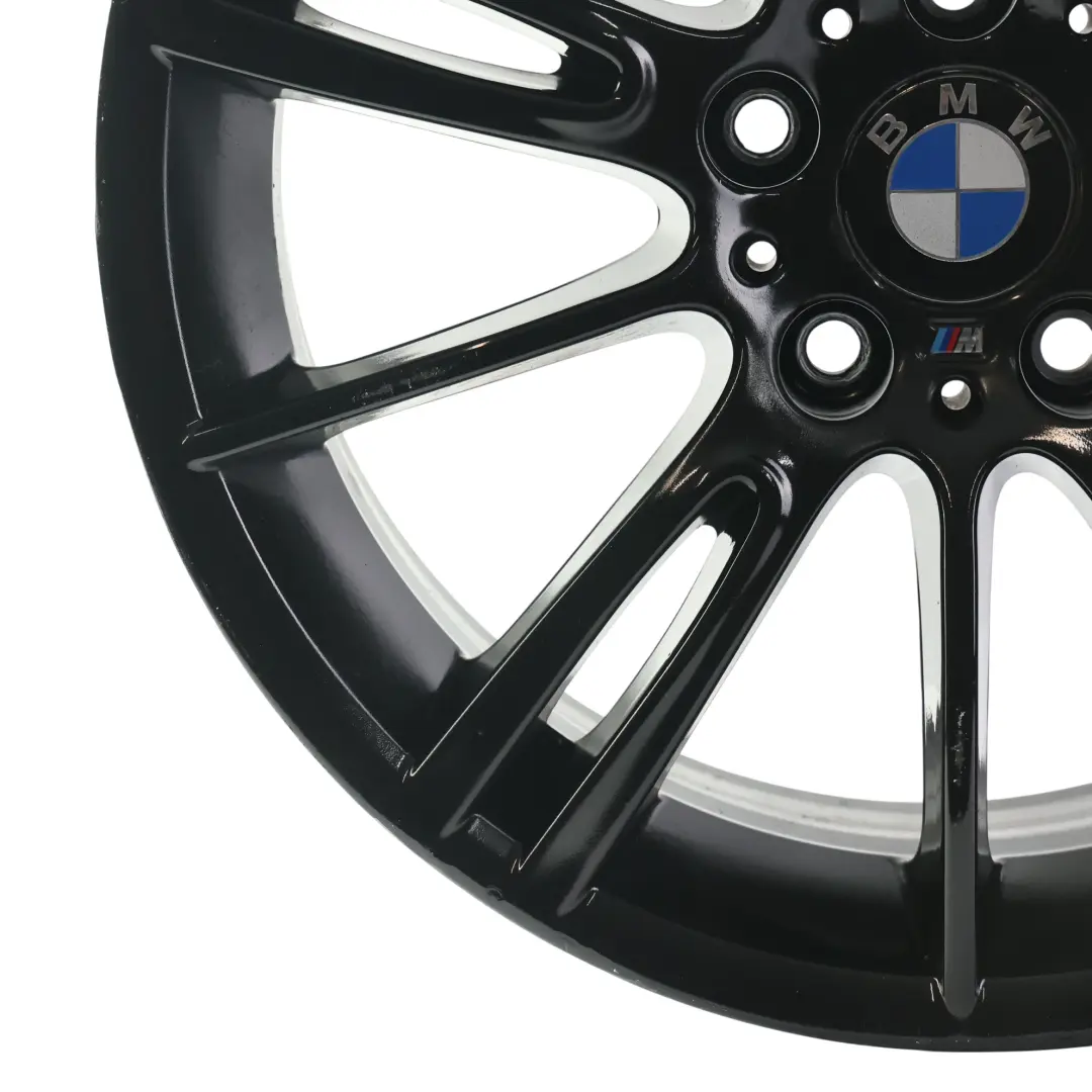 BMW E90 E91 E92 Rear Wheel Rim Alloy Black 18" 8,5J ET:37 M Spider Spoke 193 - SKU 8036934-4 - Part number 8036934