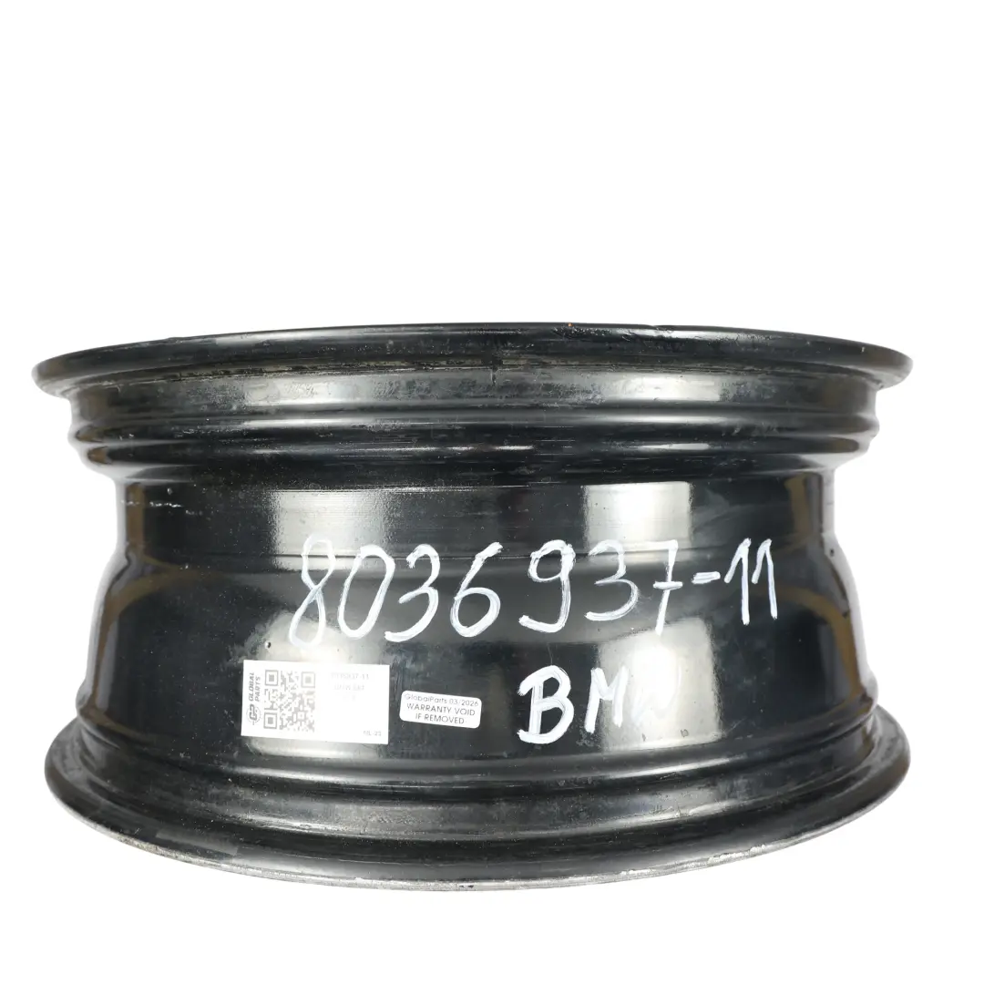 BMW E81 E82 E87 E88 Llanta de Aleación Negra 17" 7J ET:47 M Doble Radio 207 - SKU 8036937-11 - Número de pieza 8036937