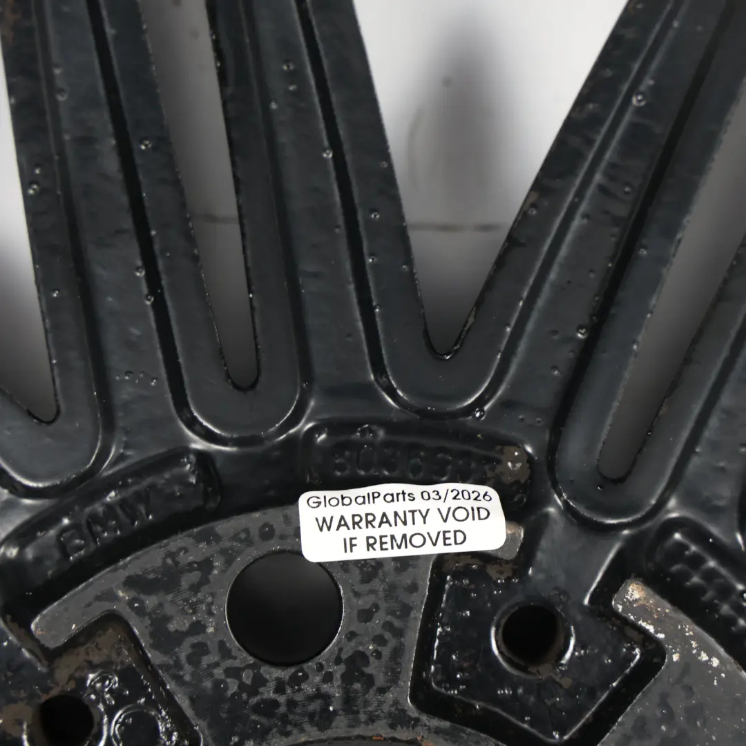 BMW E81 E82 E87 E88 Schwarz Alufelge 17" 7J ET:47 M Doppelspeiche 207 - SKU 8036937-11 - Teilenummer 8036937