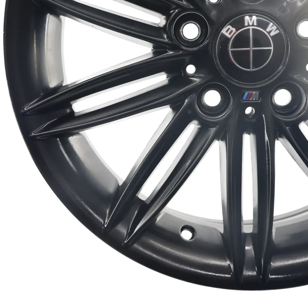 BMW E81 E82 E87 E88 Llanta de Aleación Negra 17" 7J ET:47 M Doble Radio 207 - SKU 8036937-11 - Número de pieza 8036937