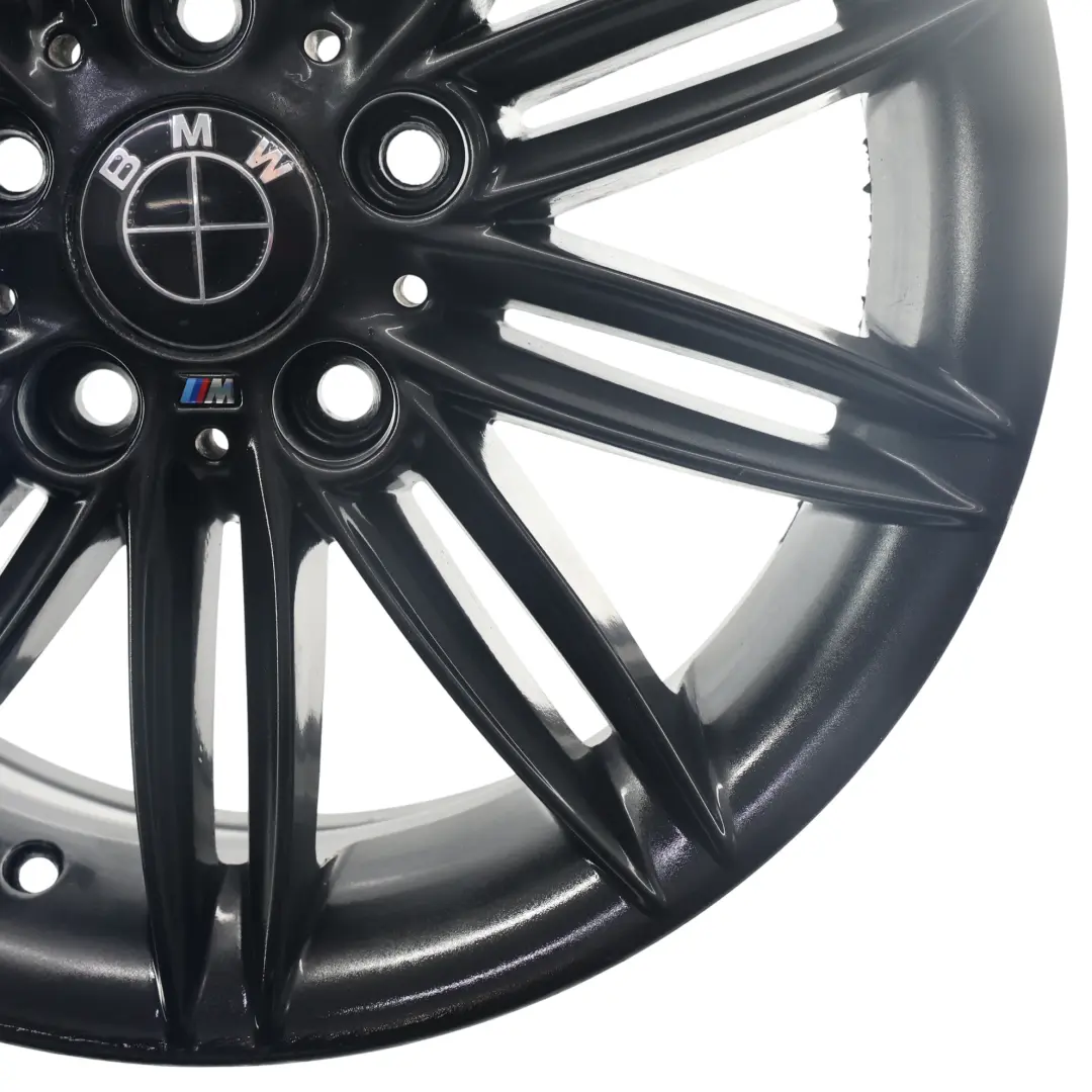 BMW E81 E82 E87 E88 Czarna Felga Aluminiowa 17" 7J ET:47 M Double Spoke 207 - SKU 8036937-11 - Numer Części 8036937