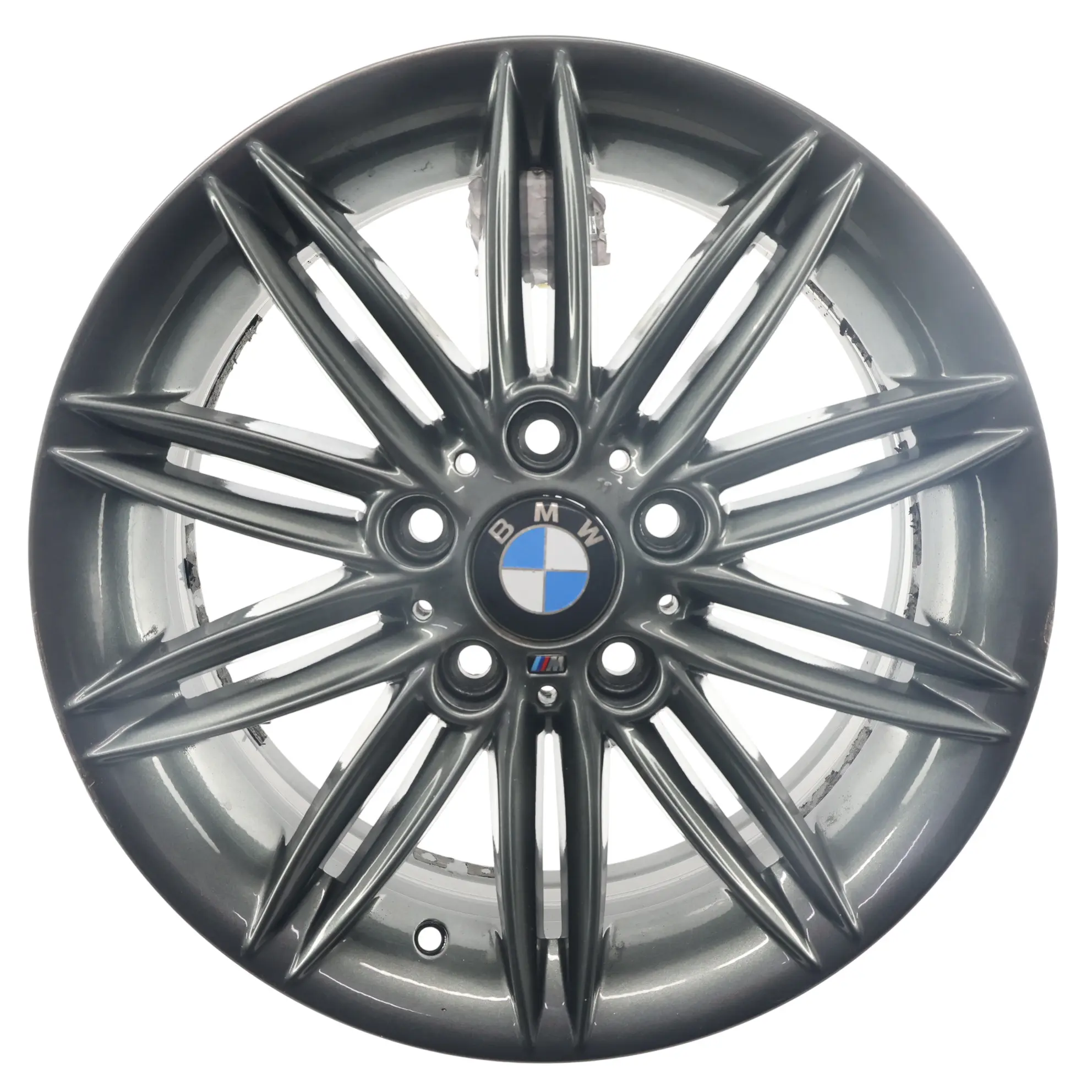 BMW E81 E82 E87 E88 Grigio AlluMini o Cerchione IN Lega 17" 7J ET: 47 M