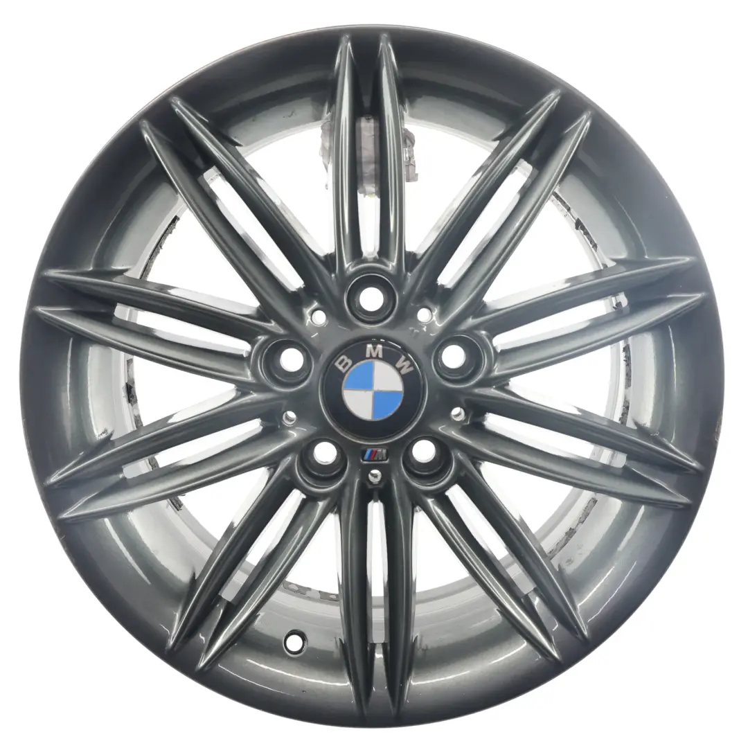 Gris Llanta De aleacion De 17 "7J ET:47 M Doble Spoke 207 para BMW E81 E82 E87 E88 con número de pieza 8036937 BMW E81 E82 E87 E88 Gris Llanta De aleacion De 17 "7J ET:47 M Doble Spoke 207 - SKU 8036937-4 - Número de pieza 8036937