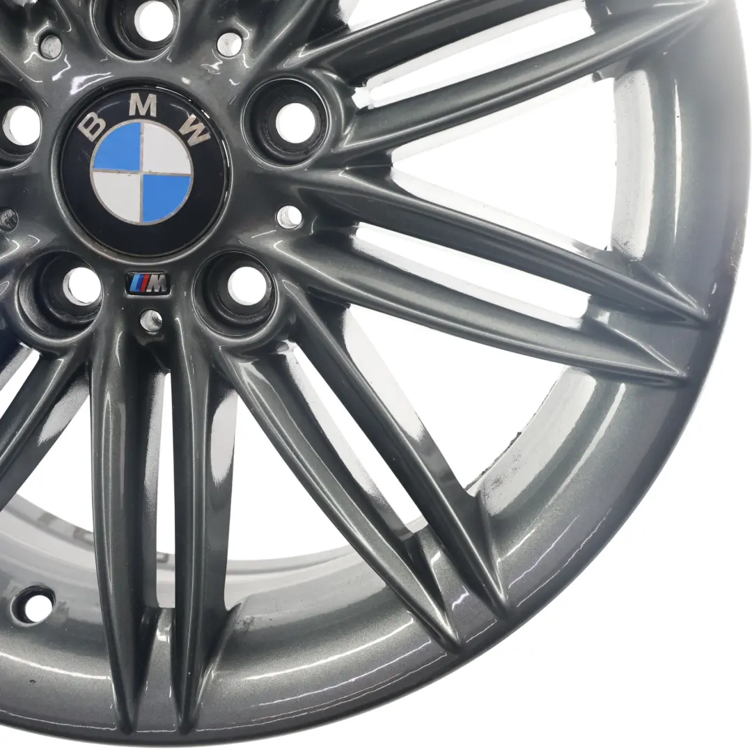 BMW E81 E82 E87 E88 Gris Llanta De aleacion De 17 "7J ET:47 M Doble Spoke 207 - SKU 8036937-4 - Número de pieza 8036937