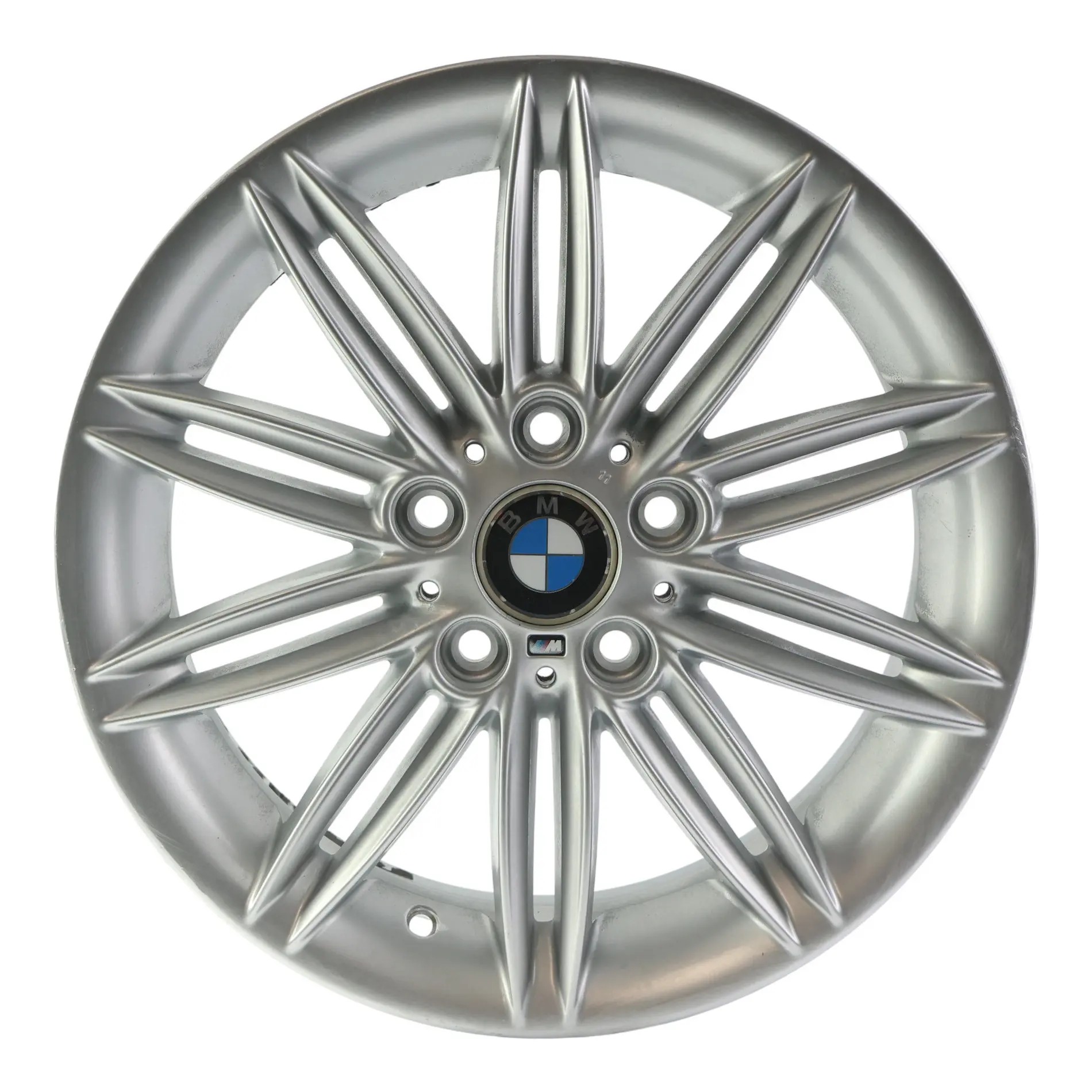 BMW E81 E82 E87 E88 Argento Allu Mini o Cerchione IN Lega 17" 7J ET:47