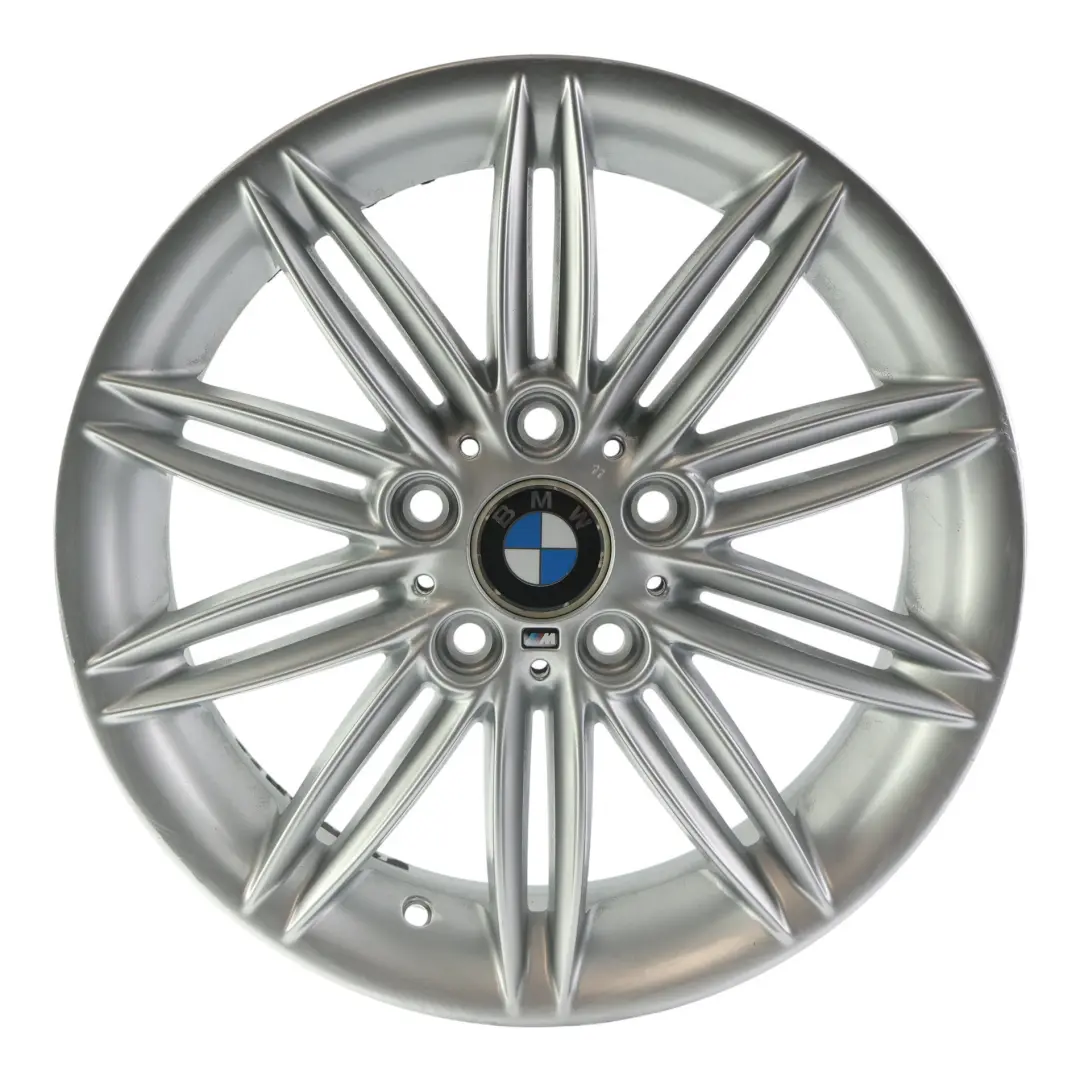 BMW E81 E82 E87 E88 Wheel Rim Alloy Silver 17" 7J ET:47 M Double Spoke 207 - SKU 8036937-6 - Part number 8036937