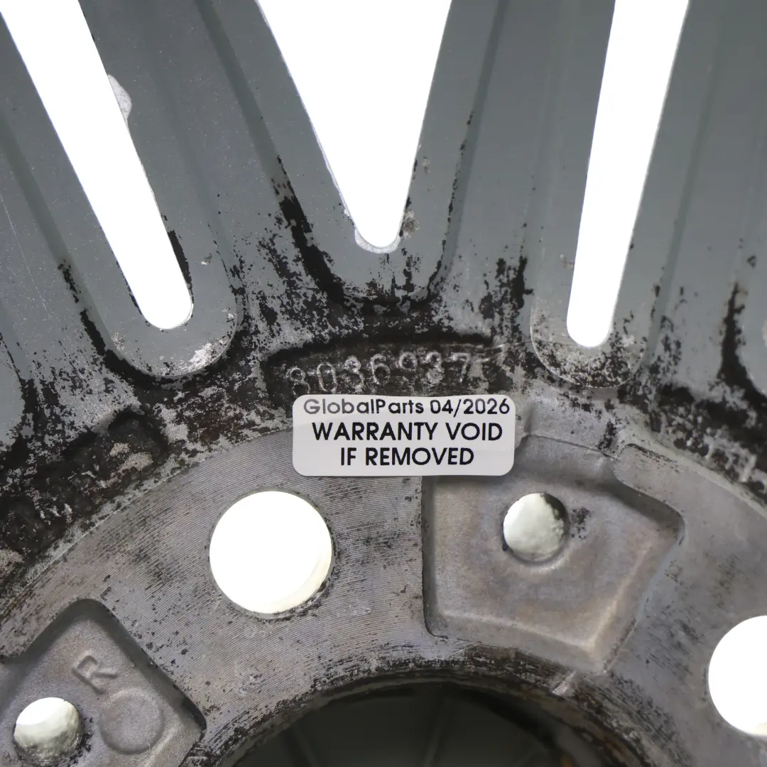 BMW E81 E82 E87 E88 Wheel Rim Alloy Silver 17" 7J ET:47 M Double Spoke 207 - SKU 8036937-6 - Part number 8036937