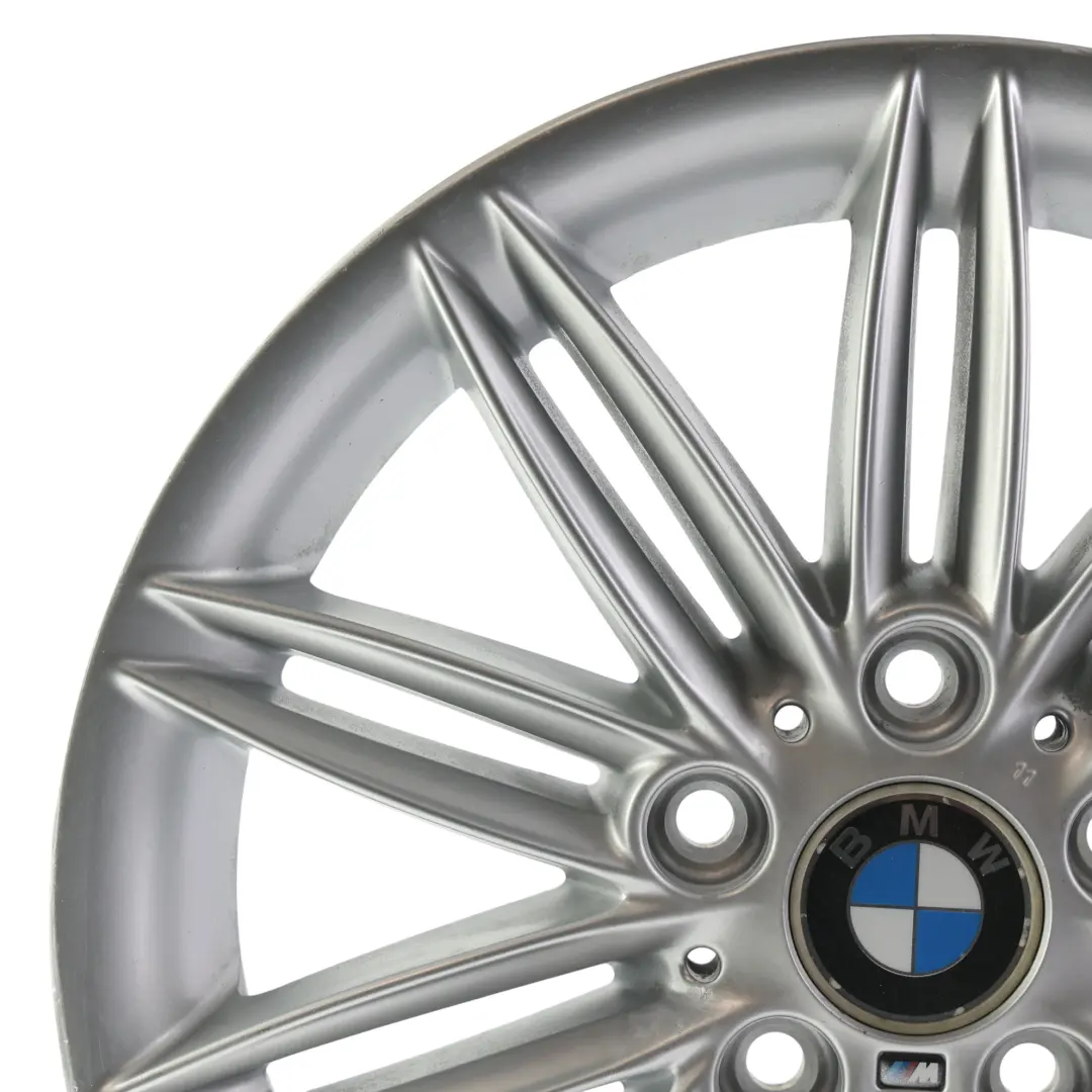 BMW E81 E82 E87 E88 Wheel Rim Alloy Silver 17" 7J ET:47 M Double Spoke 207 - SKU 8036937-6 - Part number 8036937