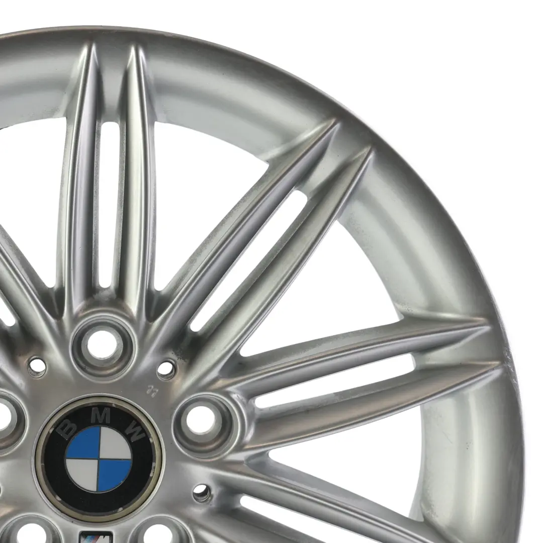 BMW E81 E82 E87 E88 Wheel Rim Alloy Silver 17" 7J ET:47 M Double Spoke 207 - SKU 8036937-6 - Part number 8036937