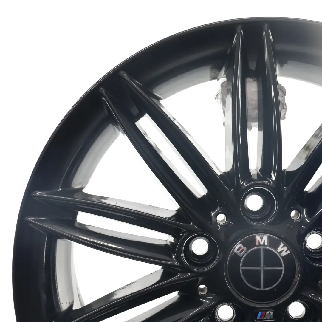 BMW E81 E82 E87 E88 Tylna Czarna Felgi Aluminiowa 17" 7,5J ET:47 M Double - SKU 8036938-10 - Numer Części 8036938