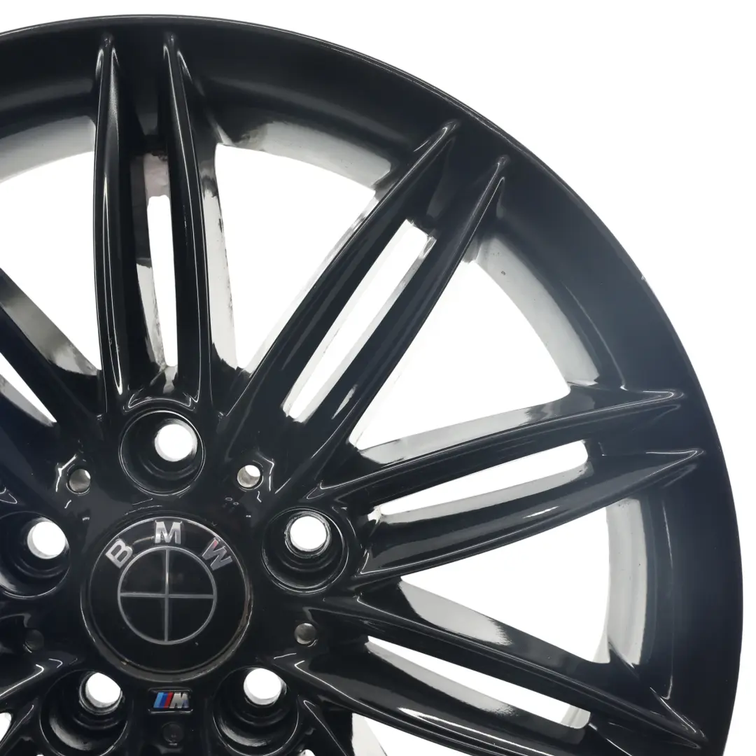 Hinter Rad Schwarz Felge 17" 7,5J ET:47 M Doppel Speiche 207 für BMW E81 E82 E87 E88 mit Teilenummer 8036938 BMW E81 E82 E87 E88 Hinter Rad Schwarz Felge 17" 7,5J ET:47 M Doppel Speiche 207 - SKU 8036938-10 - Teilenummer 8036938