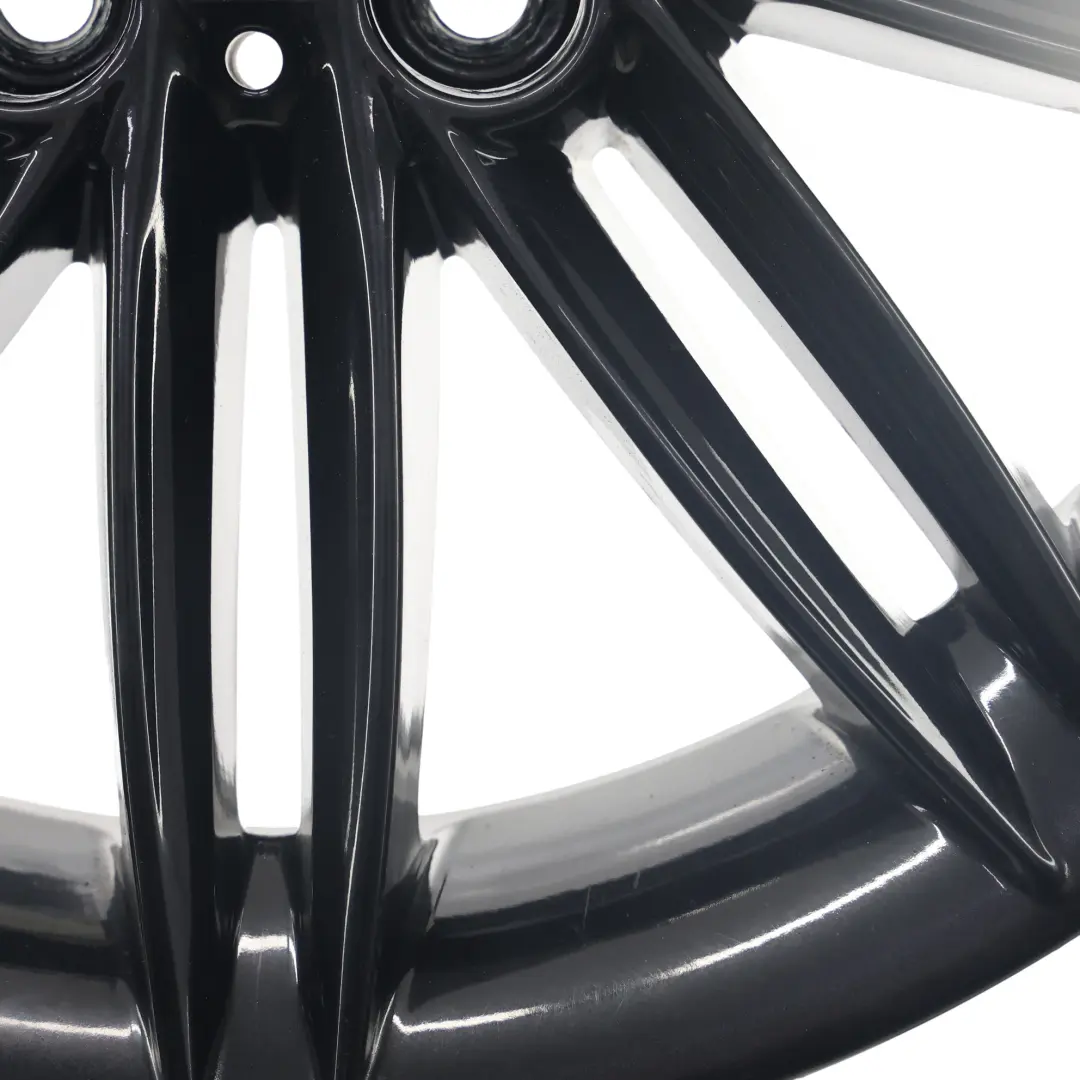 BMW E81 E82 E87 Llanta Aleación Negra Trasera 17" 7,5J ET:47 M Doble Radio 207 - SKU 8036938-10 - Número de pieza 8036938