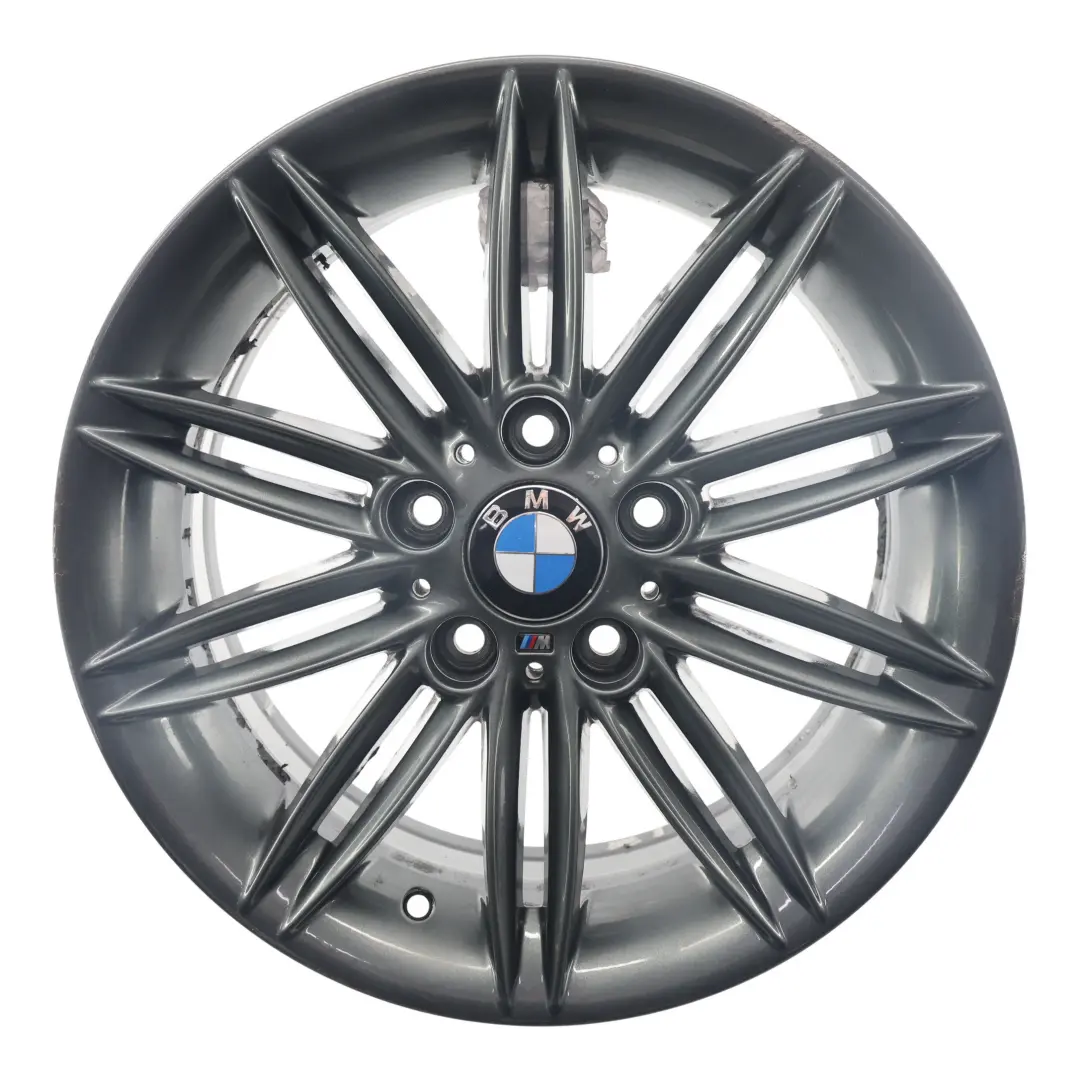 BMW E81 E82 E87 E88 Rear Wheel Rim Alloy 17" 7,5J ET:47 M Double Spoke 207 - SKU 8036938-13 - Part number 8036938
