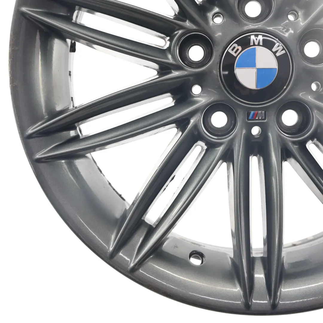 BMW E81 E82 E87 E88 Rear Wheel Rim Alloy 17" 7,5J ET:47 M Double Spoke 207 - SKU 8036938-13 - Part number 8036938