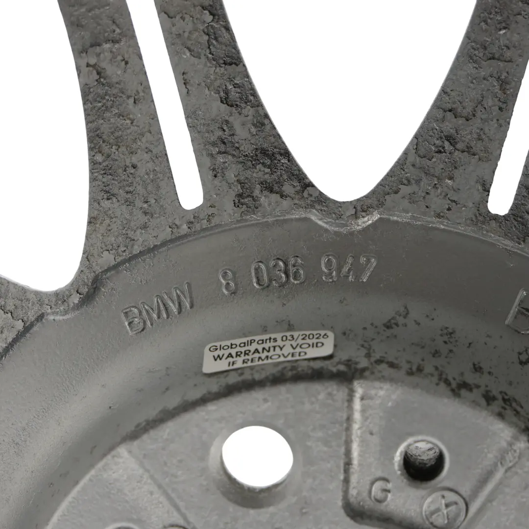 BMW E60 E61 Silver Alloy Wheel Rim 18" 8J ET:20 M Double Spoke 135 - SKU 8036947-1 - Part number 8036947