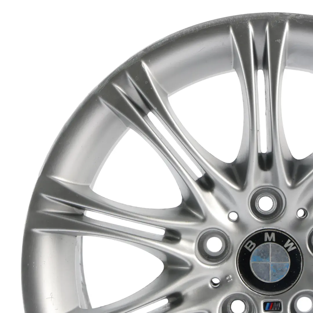 Silber Alu Felge Alufelge 18" Doppelspeiche 135 8J ET:20 für BMW E60 E61 mit Teilenummer 8036947 BMW E60 E61 Silber Alu Felge Alufelge 18" Doppelspeiche 135 8J ET:20 - SKU 8036947-2 - Teilenummer 8036947