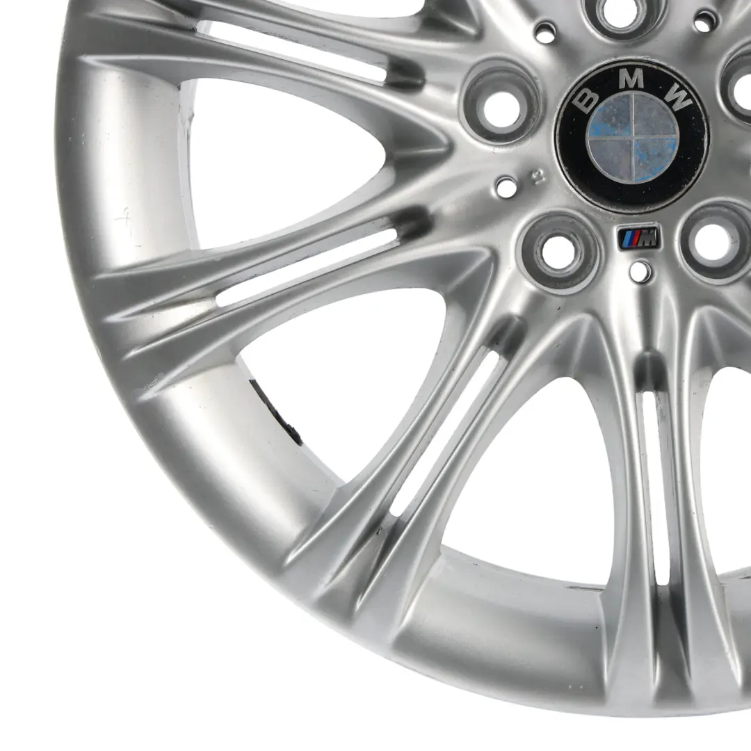 BMW E60 E61 Silver Alloy Wheel Rim 18" ET:20 8J M Double Spoke 135 - SKU 8036947-2 - Part number 8036947